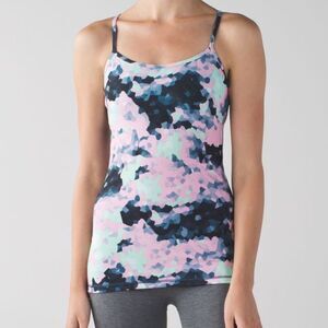 Lululemon Power Y Tank Top Luon Clouded Dreams Multi Size 8